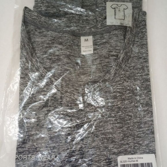 Women's Athletic Running Shirt Short Sleeve Dry Quick Yoga T-Shirt MED - Picture 5 of 10